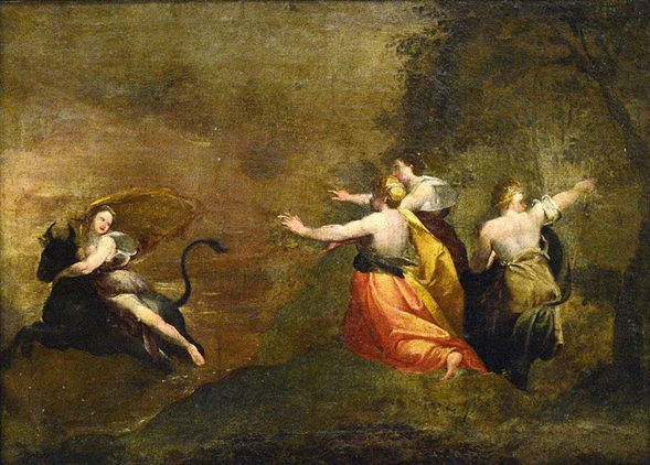 El rapto de Europa. Francisco de Goya, 1772.