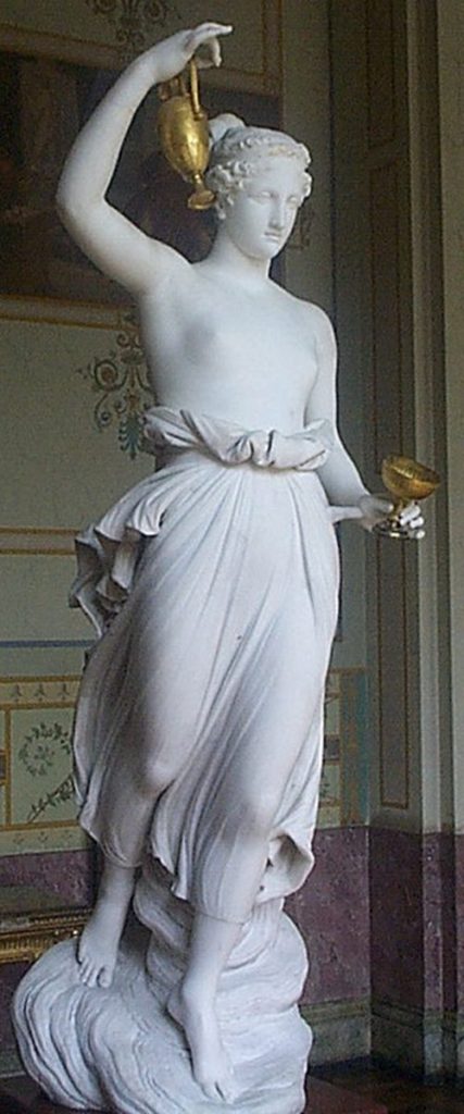 Hebe, diosa de juventud, de Antonio Canova.