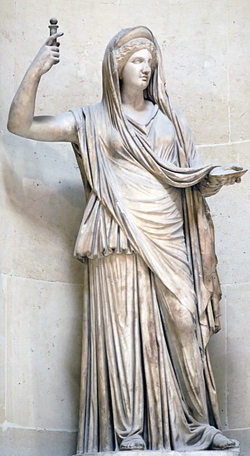 Hera. Copia romana del siglo II del original griego.