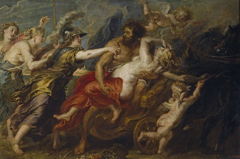 El rapto de Proserpina. Pieter Paul Rubens, 1636 - 1638.