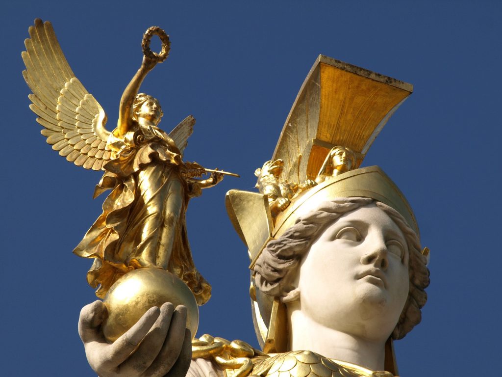 The 9 symbols of the Greek goddess Athena